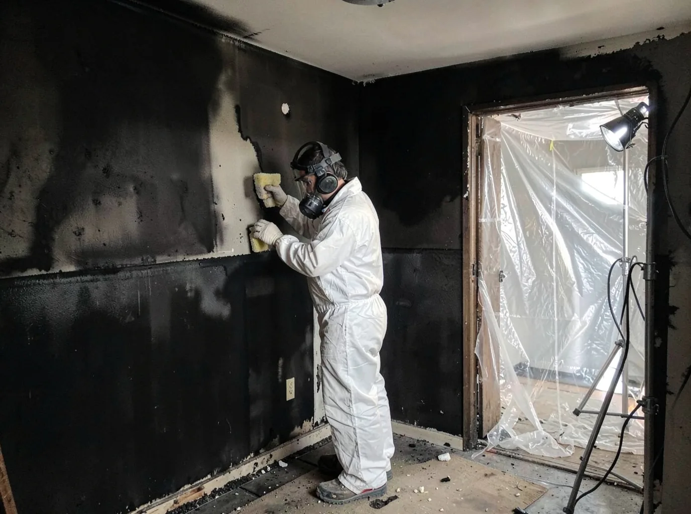Fire Damage Restoration company in Russell, IA
